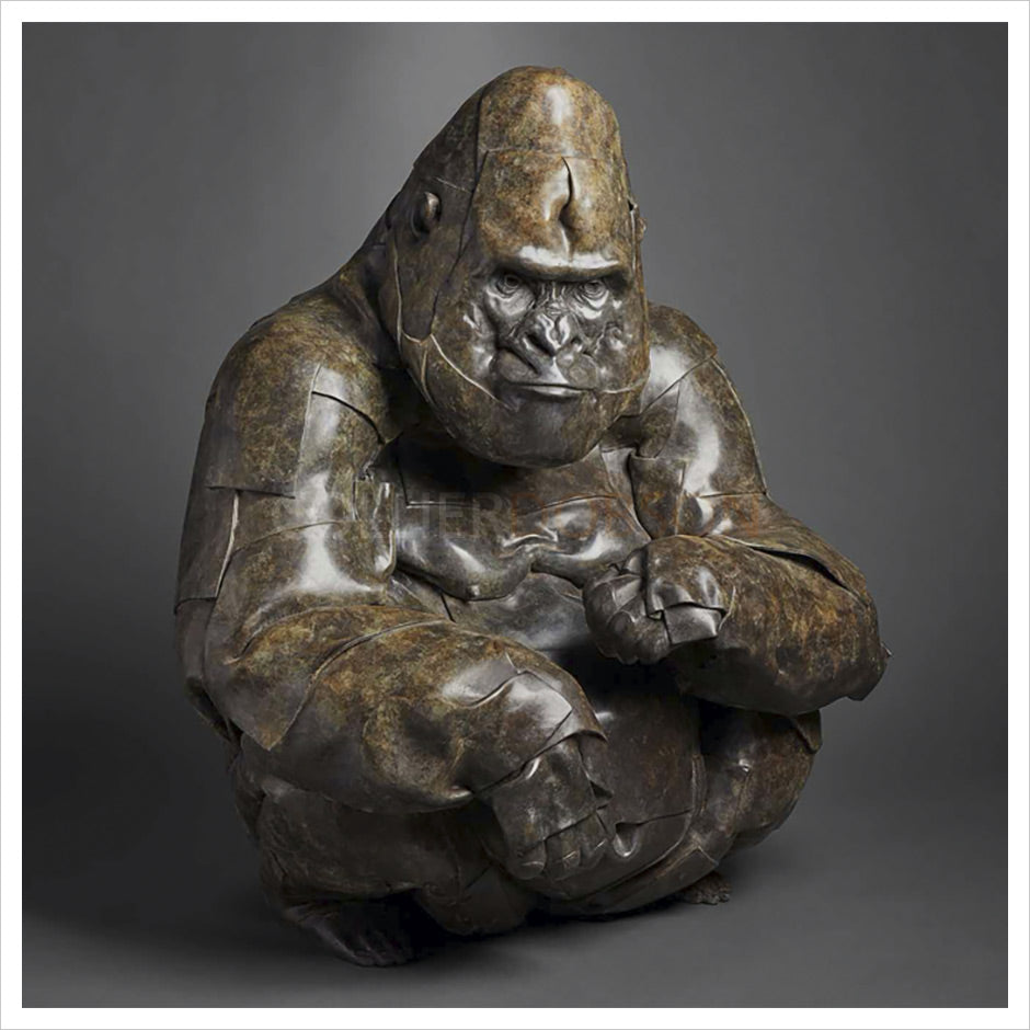 Design Toscano Grande Scale Male Silverback Gorilla StatueDefault Title