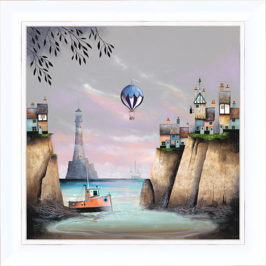 Gary Walton the Cove framed canvas art print