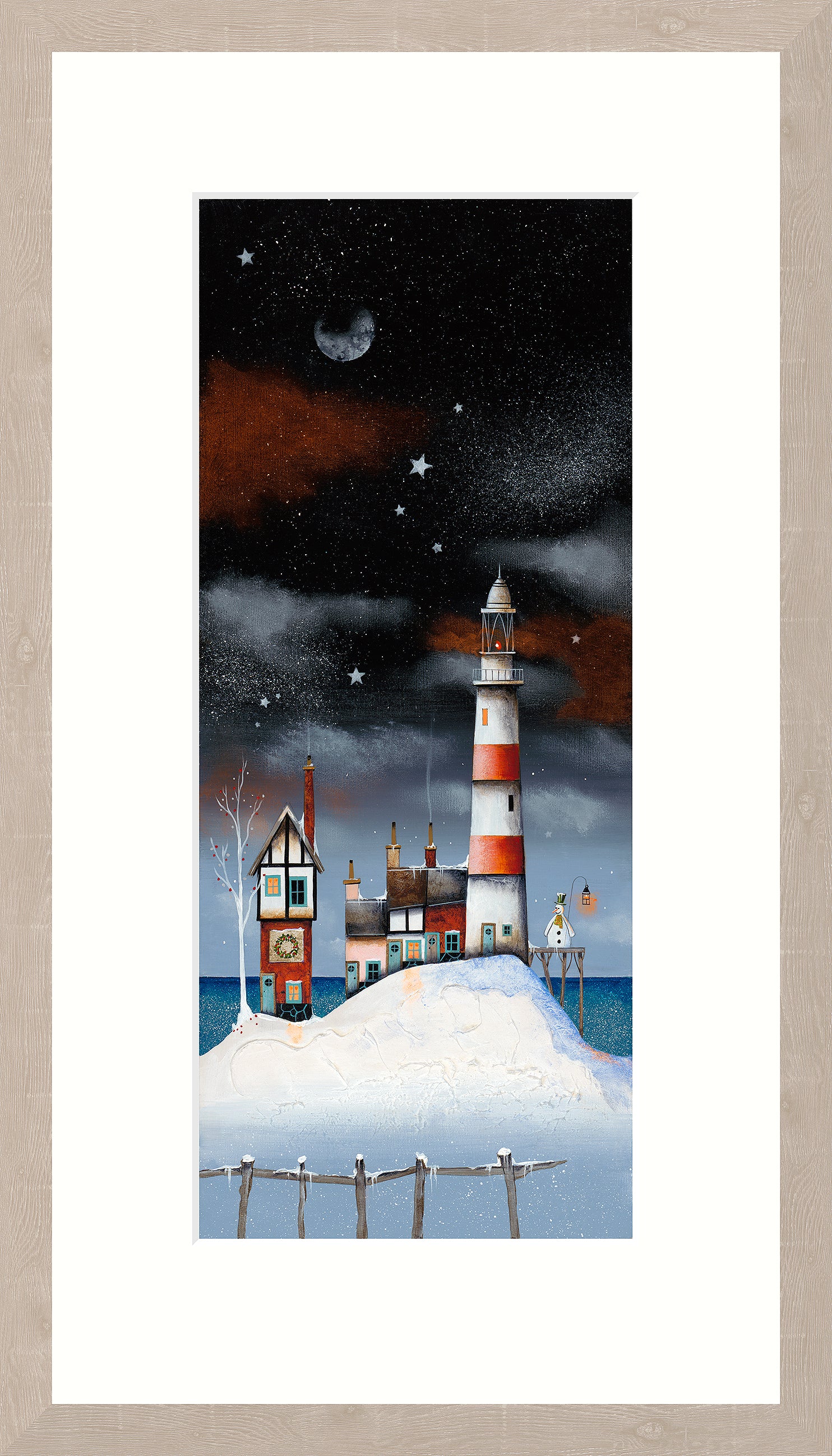 Gary Walton The night before Christmas framed print
