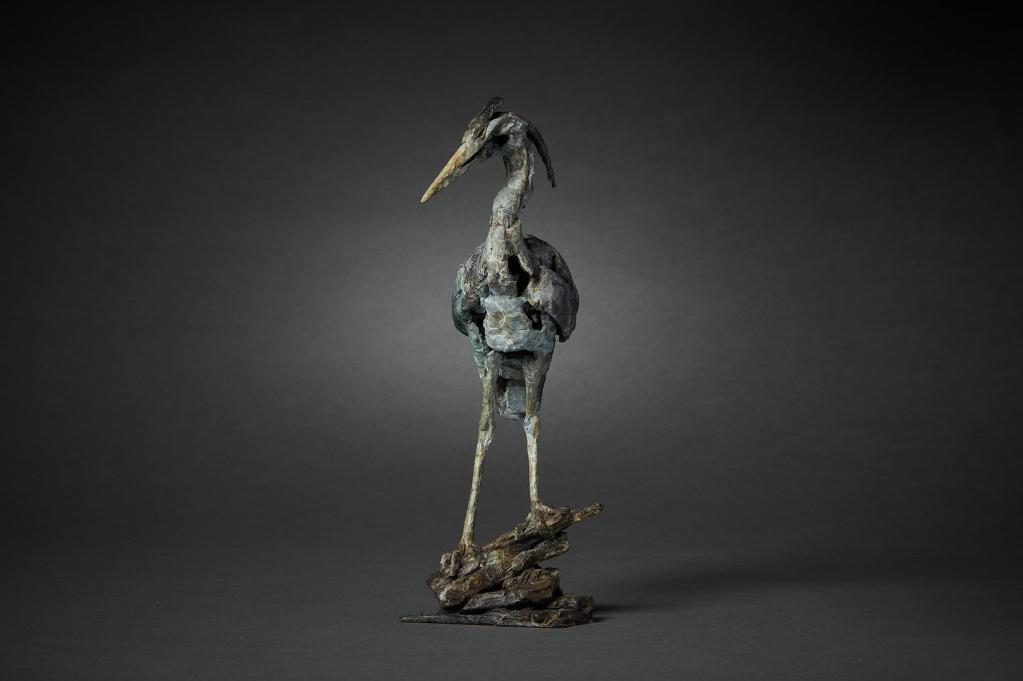 Fred Gordon Bronze sculptures Heron