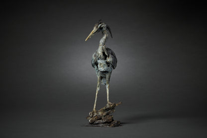 Fred Gordon Bronze sculptures Heron