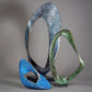 Adam Paddon bronze colour abstract sculptures 
