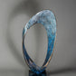 Adam Paddon blue bronze abstract sculpture