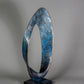 Adam Paddon blue bronze abstract sculpture