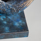 Adam Paddon blue bronze abstract sculpture