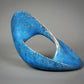 Adam Paddon bronze abstract blue sculpture