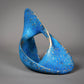 Adam Paddon bronze abstract blue sculpture