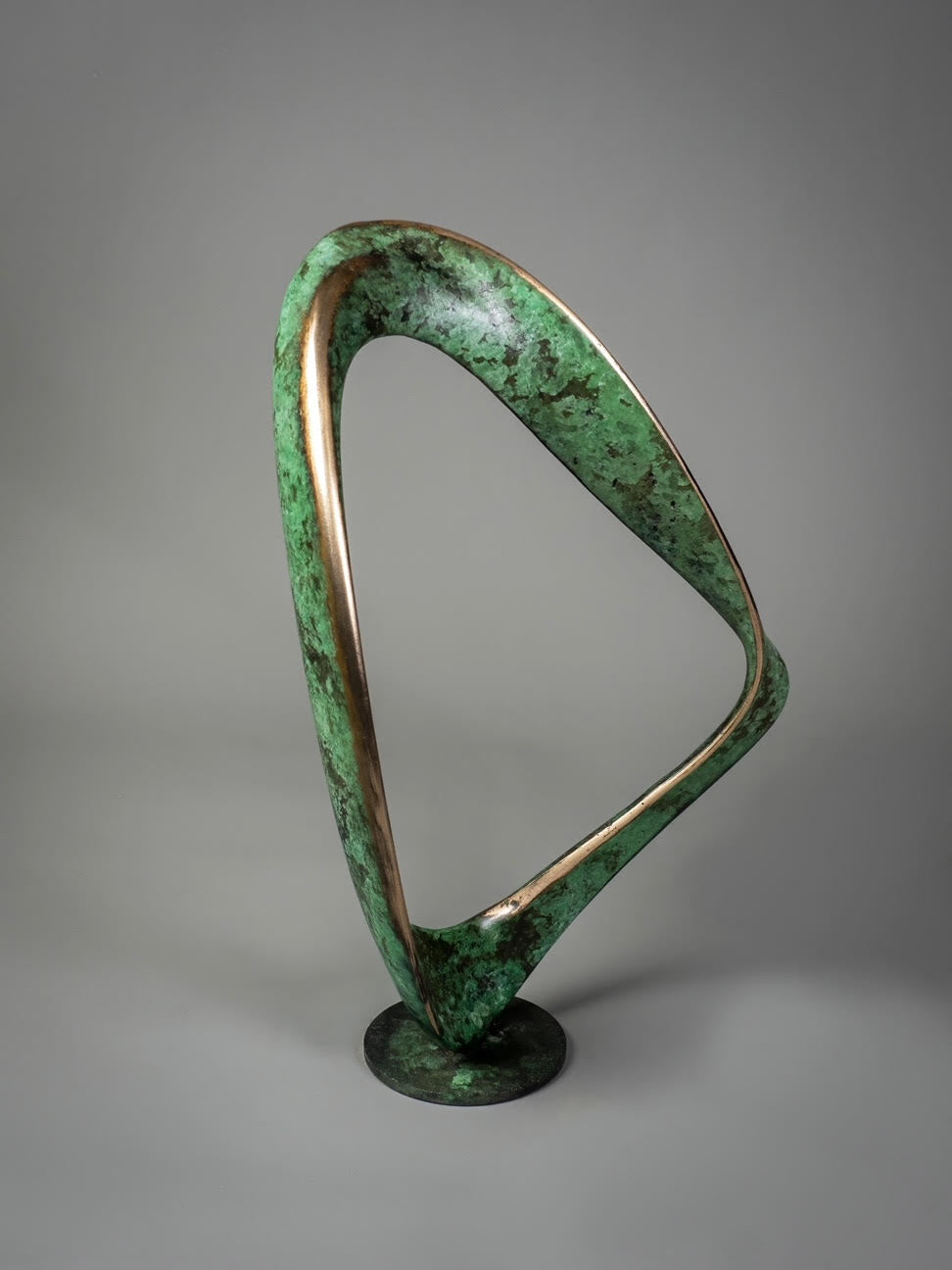 Adam Paddon bronze abstract medium sculpture