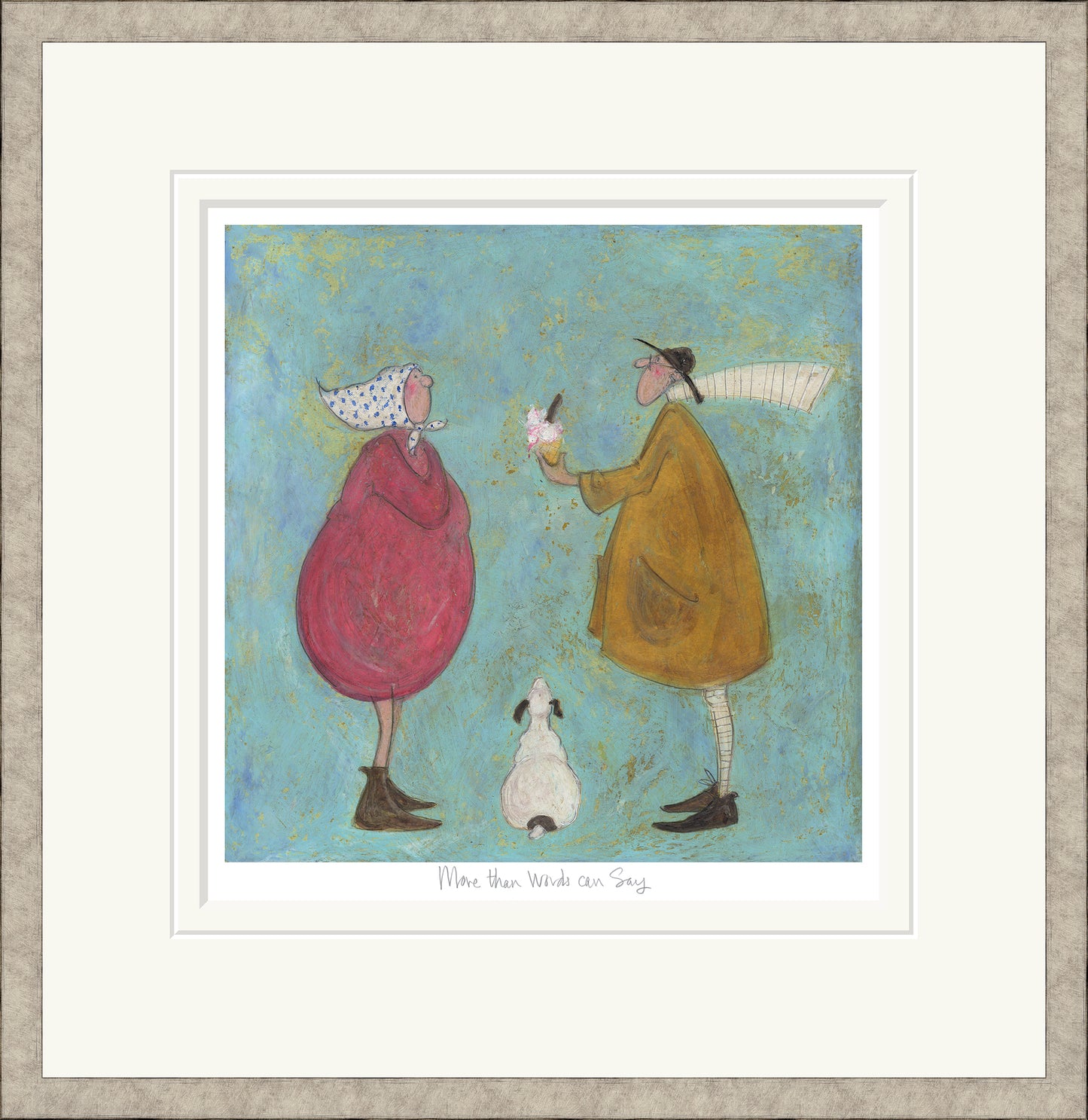 Sam Toft more than words can say framed artwork