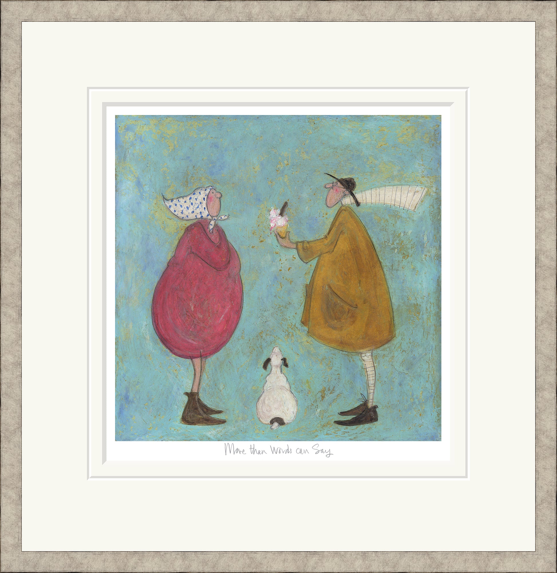 Sam Toft more than words can say framed artwork