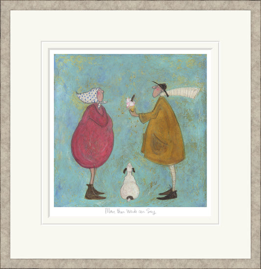 Sam Toft more than words can say framed artwork