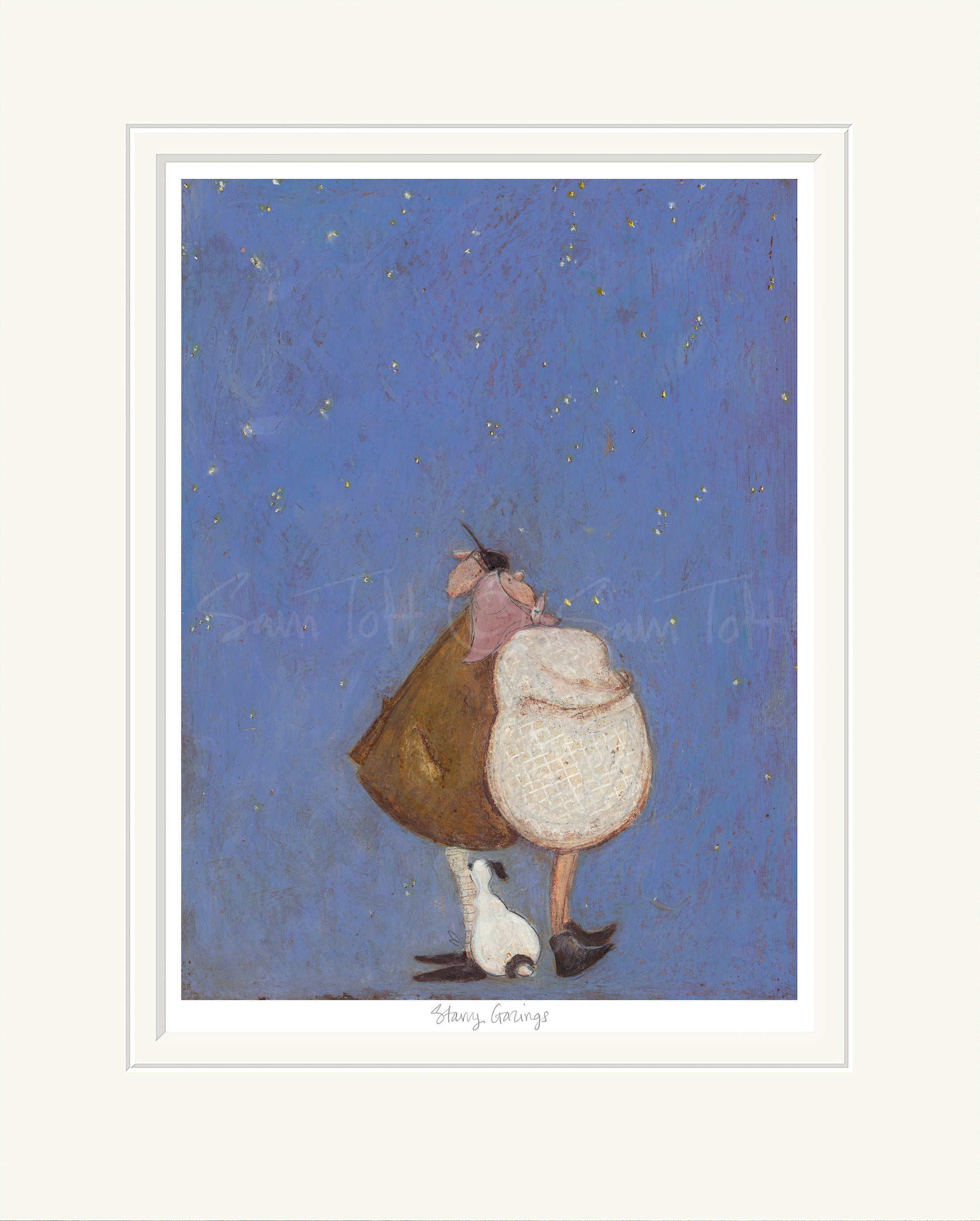 Sam Toft Starry Gazings mounted artwork