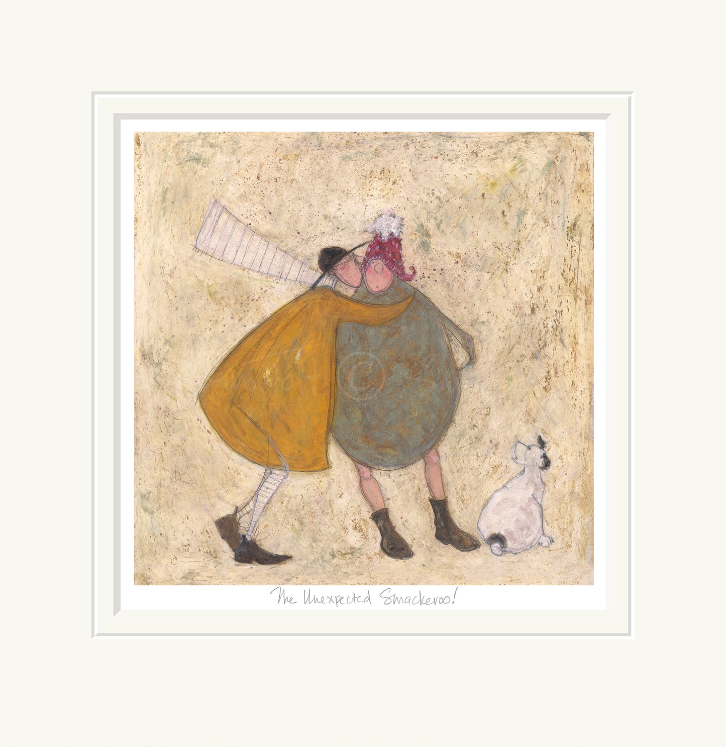 Sam toft the unexpected smackeroo mounted artwork