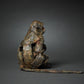 Fred Gordon Bronze sculpture Sitting Macaque 